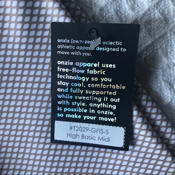 NWT Onzie high rise basic midi size Small - Picture 3 of 8